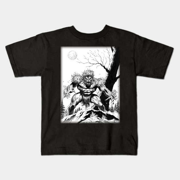 Werewolf Kids T-Shirt by Paul_Abrams